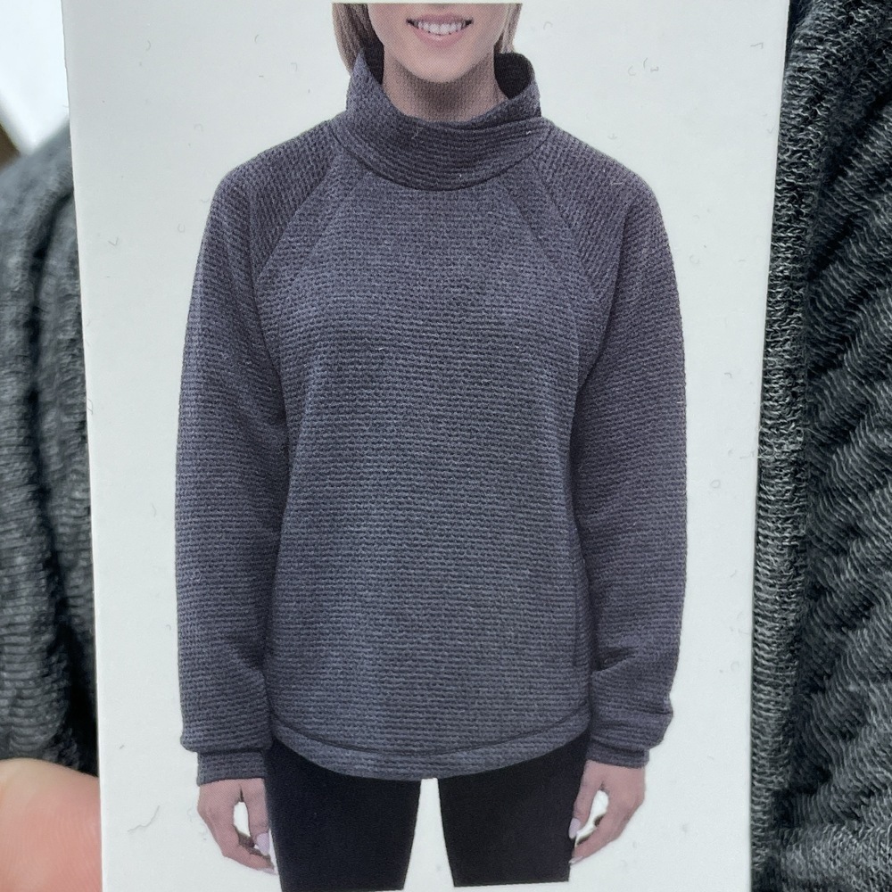 Bench Women's S Pullover Dark Gray Recycled Polyester d1240